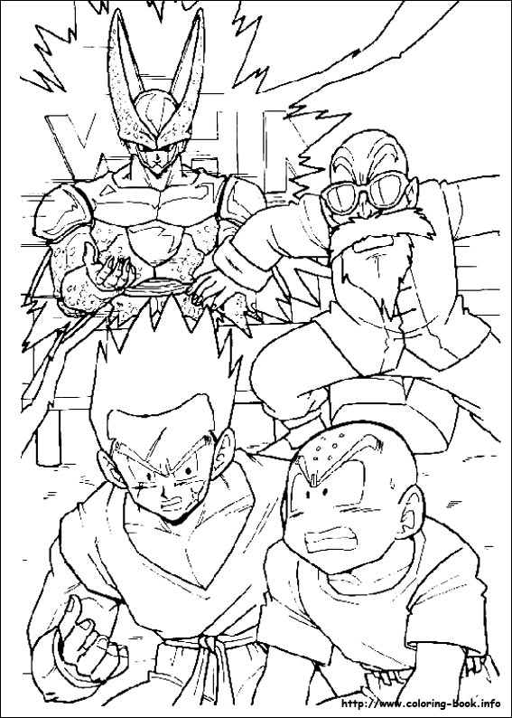 Dragon Ball Z coloring picture